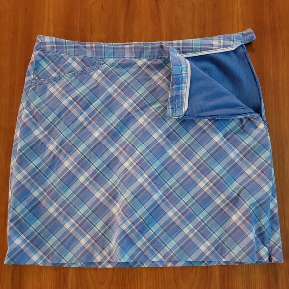 Dockers Golf Plaid Athletic Skort - 10 - Picture 3 of 10